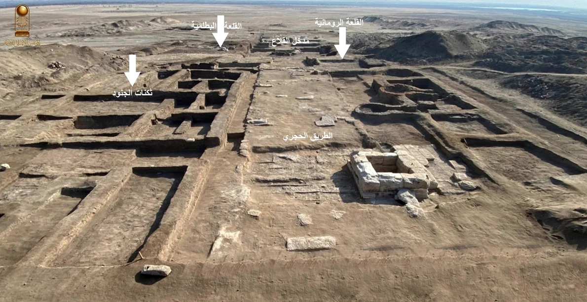 Ruinele unor fortărețe antice, descoperite în Egipt (© Facebook / Ministry of Tourism and Antiquities)