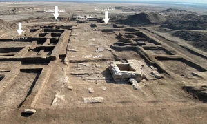 Ruinele unor fortărețe antice, descoperite în Egipt (© Facebook / Ministry of Tourism and Antiquities)