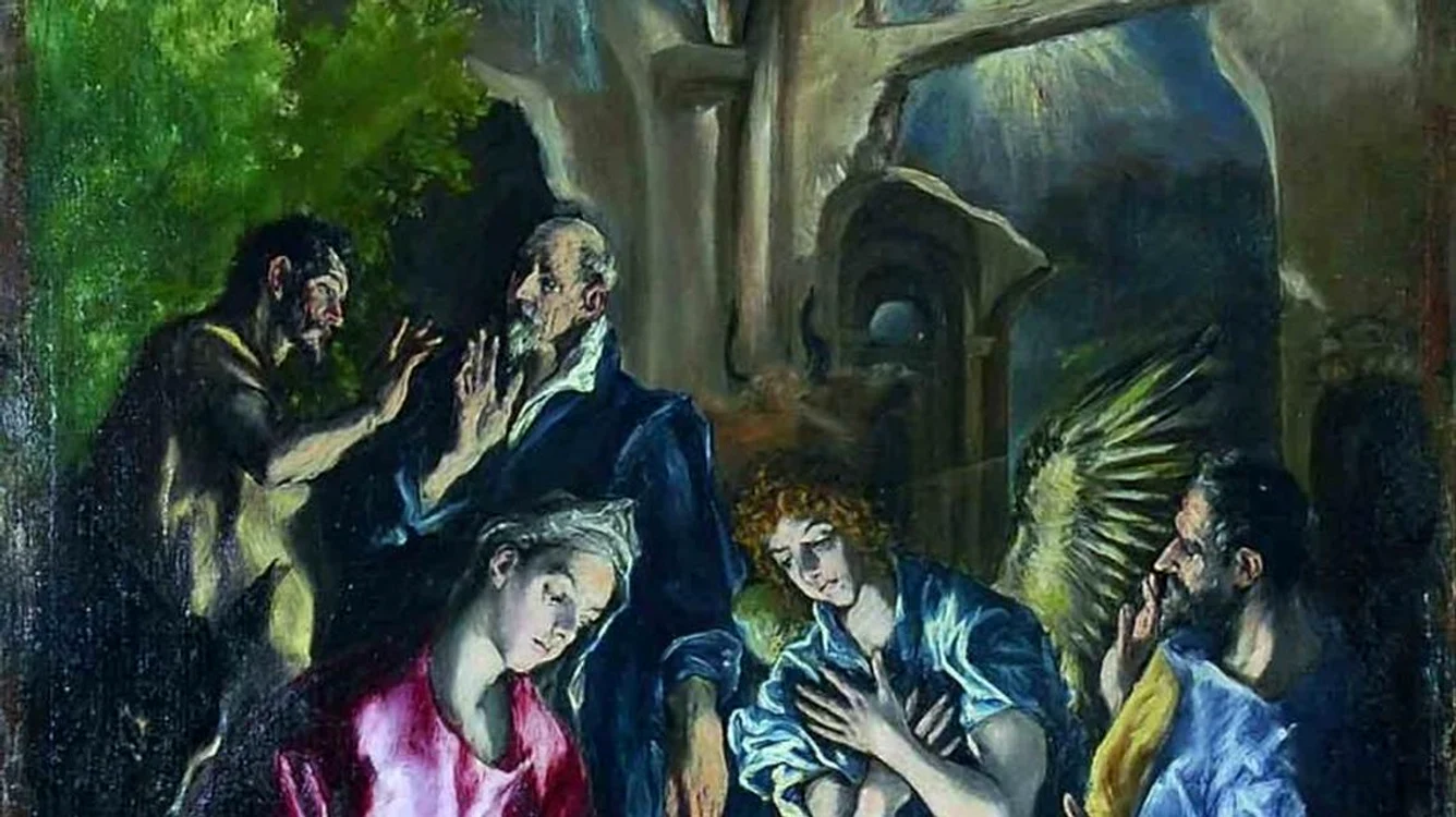 "Adoraţia păstorilor", tablou semnat de El Greco. FOTO: arhivă