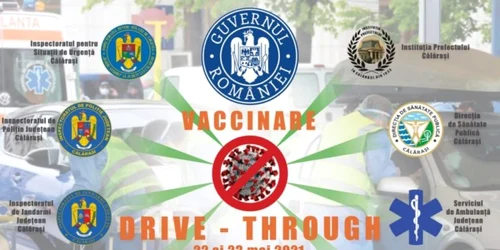 calarasi vaccinare din masina si la calarasi foto isu calarasi