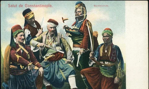 Bashi bazouk Ottoman Postcard jpg