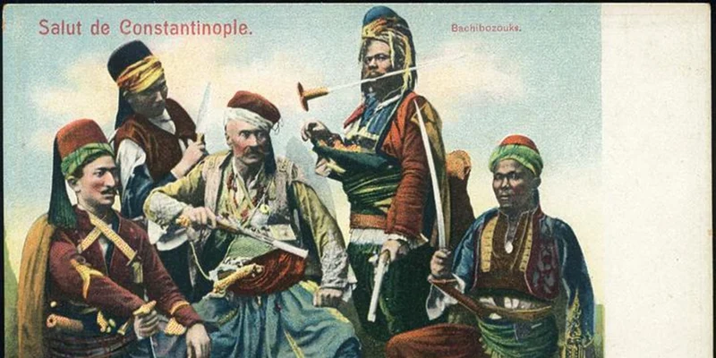 Bashi bazouk Ottoman Postcard jpg