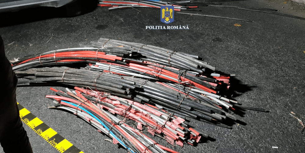 VIDEO Rețea de hoți prinsă pe platforma Liberty Galați. Aceștia furau cabluri din cupru 