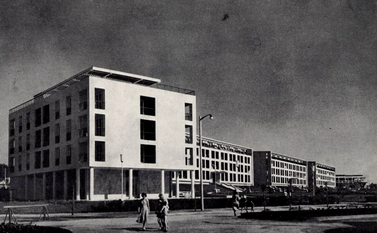 Eforie, centru de odihnă în anii '50. Revista Arhitectura.
