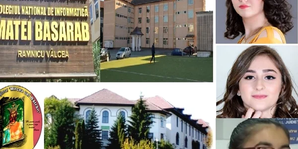 Elevele care au avut media de admitere 10 pentru liceele din Vâlcea Foto colaj 