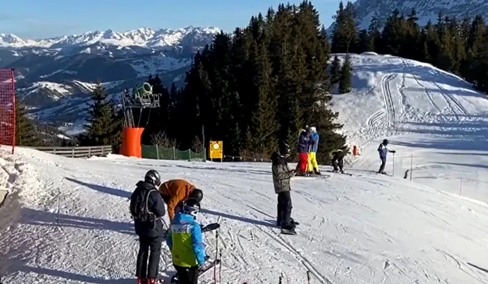 Schi accesibil la Postăvarul la final de sezon.