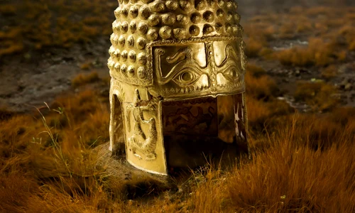Coiful de aur de la Coțofenești furat din Muzeul Drents din Olanda Foto Drents Museum