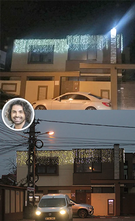 Pepe a folosit acelaşi decor cu beculeţe albe de anul trecut