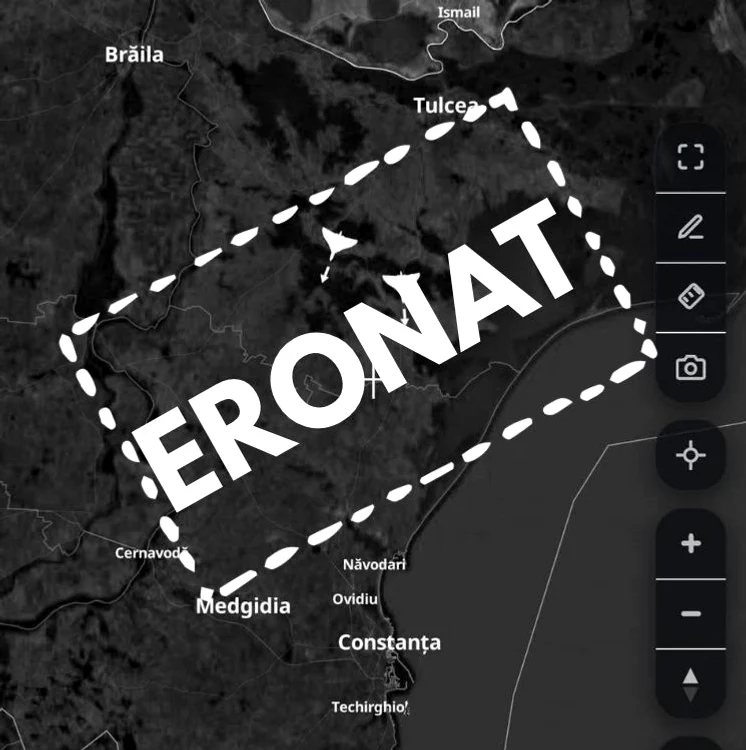 MApN, avertisment după apariția unor hărți cu presupuse drone în România