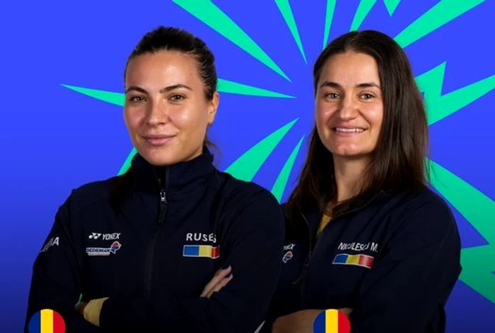  Monica Niculescu şi Gabriela Ruse. FOTO Facebook Federaţia Română de Tenis