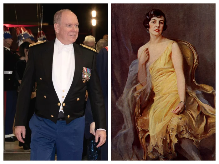 Albert de Monaco și bunica lui profimedia jpg