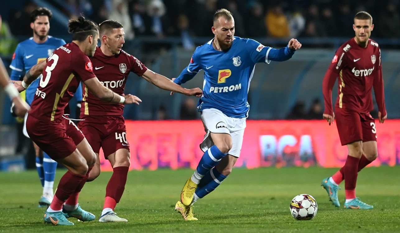 Farul Constanța și CFR Cluj, principalele echipe din Liga 1 (FOTO: Sportpictures)