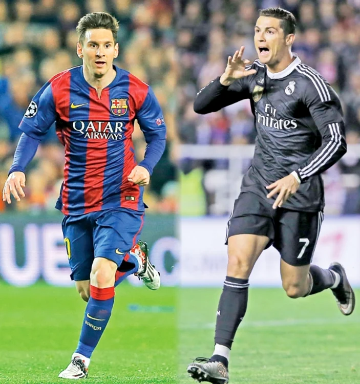 Cristiano Ronaldo si Messi sunt rivali de o viataFoto Click!