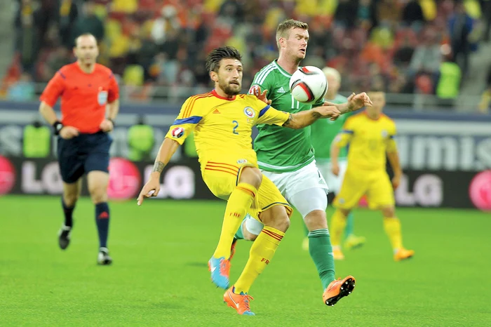 
    Paul Papp a marcat  două goluri contra  Irlandei de NordFoto: Mediafax  