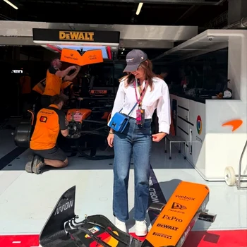 Simona Halep la F1, Ungaria / Foto: Instagram