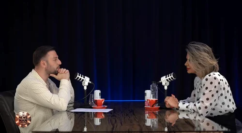 Andreea Antonescu la The News Man Podcast cu Radu Andrei Tudor. FOTO: captură de ecran