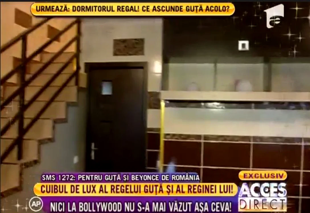 Nicolae Guţă a stat în pat la emisiunea Simonei Gherghe. (captură Antena 1)