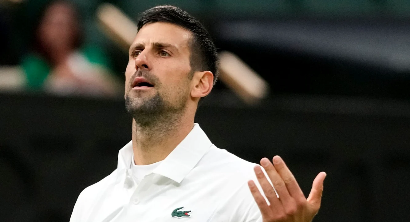 Novak Djokovici nu i-a făcut față lui Jannik Sinner. Foto EPA EFE