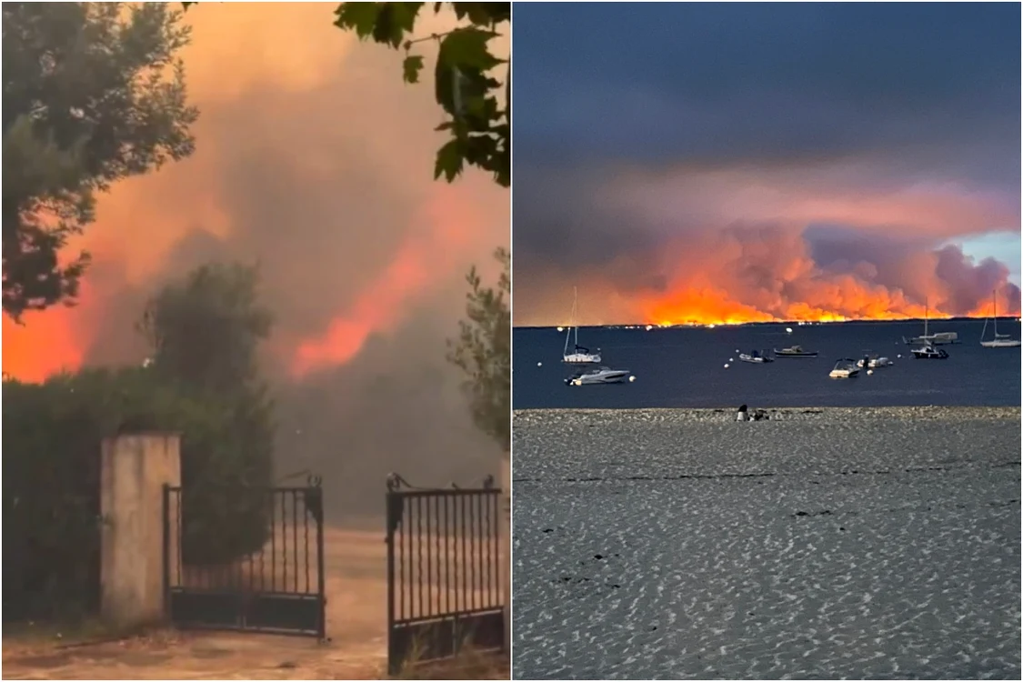 Incendiile din Franța și Spania au distrus zeci de mii de hectare. FOTO: Arhivă 