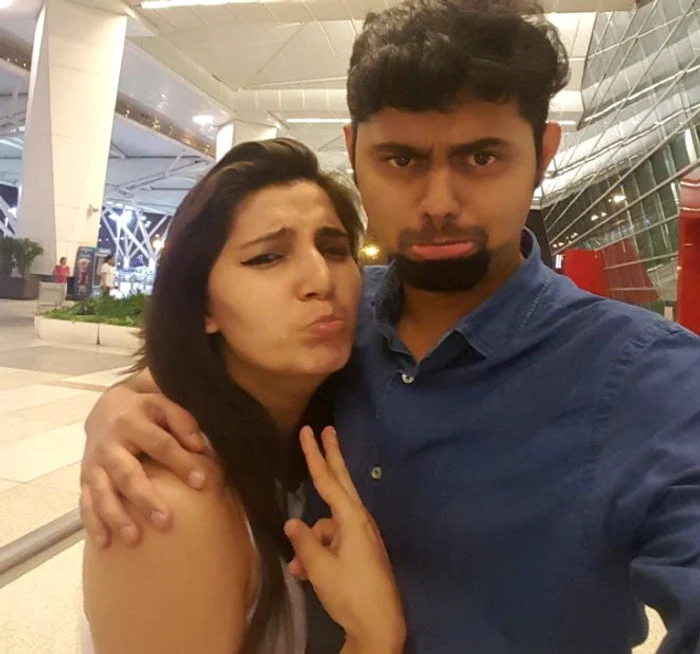 Sana și Faizan au fost despărțiți în luna de miereFoto: arhivă personală