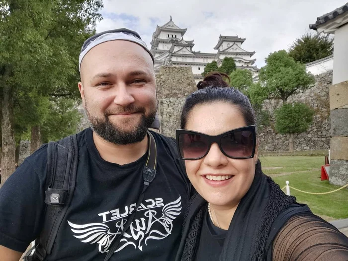 Alături de soțul ei, Filip, anul trecut trecut, în vacanța din JaponiaFoto: Arhiva personală