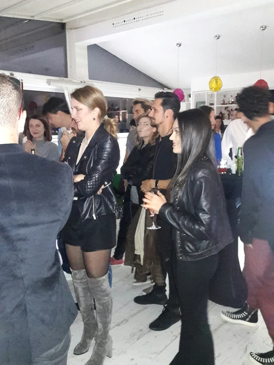 Carmen și Robert au venit împreună la lansare