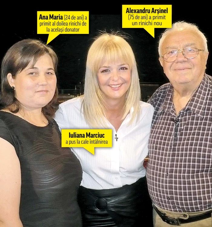 Emoţionanta întâlnire a fost pusă la cale de Iuliana Marciuc