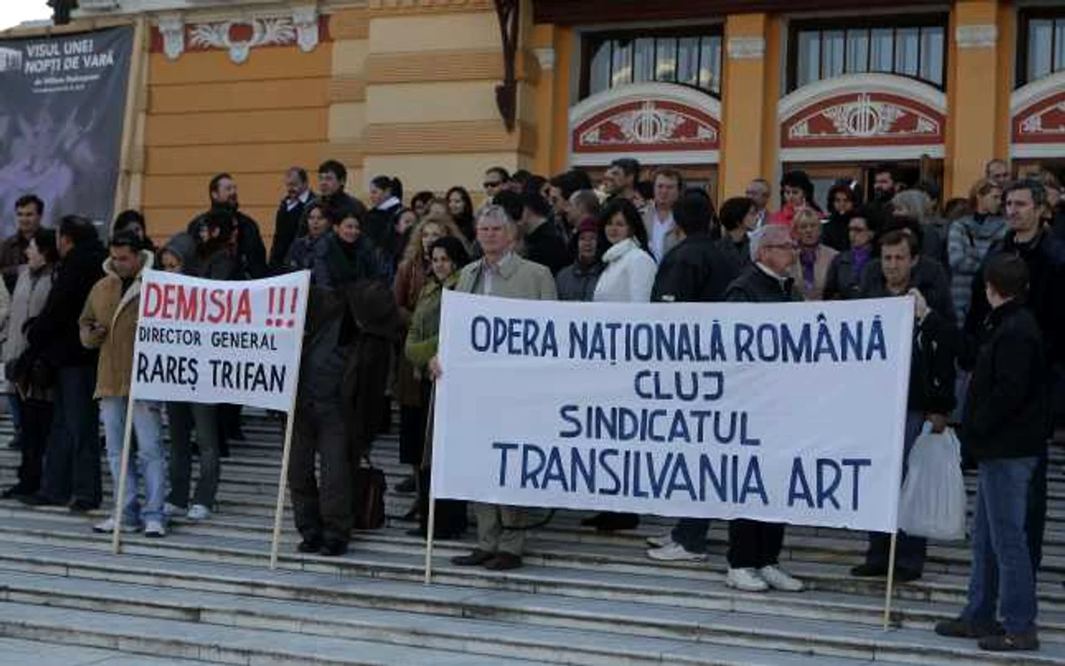 Sindicaliştii au ieşit zilele trecute în stradă / Foto: Caius Raţiu