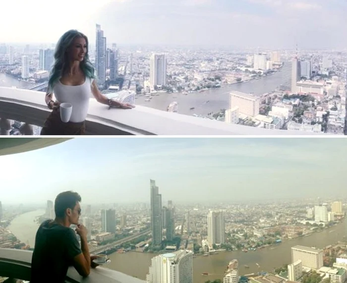 Andreea şi George sunt în al nouălea cer, la propriu şi la figurat