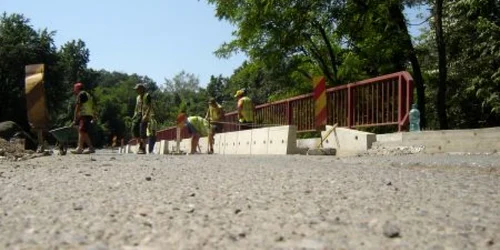 DN 56 A a fost reabilitat şi consolidat pe Stârmina. Foto: Arhivă