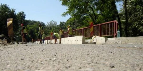 DN 56 A a fost reabilitat şi consolidat pe Stârmina. Foto: Arhivă