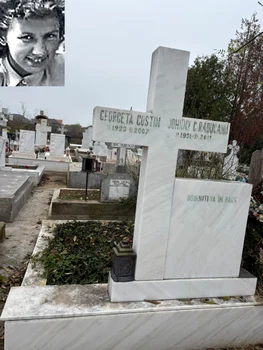 Johnny Răducanu este înmormântat lângă fosta soție. foto: click!