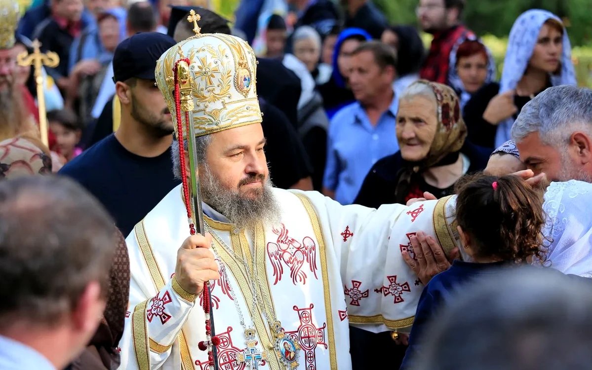Episcopul Gurie (1968 - 2021), la Mănstirea Prislop. Foto: Episcopia Devei și Hunedoarei (Arhivă)