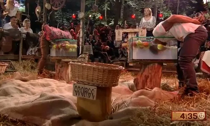 "Ferma Vedetelor, finala": George Vintilă a reuşit să ia toate merele din acvariu şi a câştigat concursul