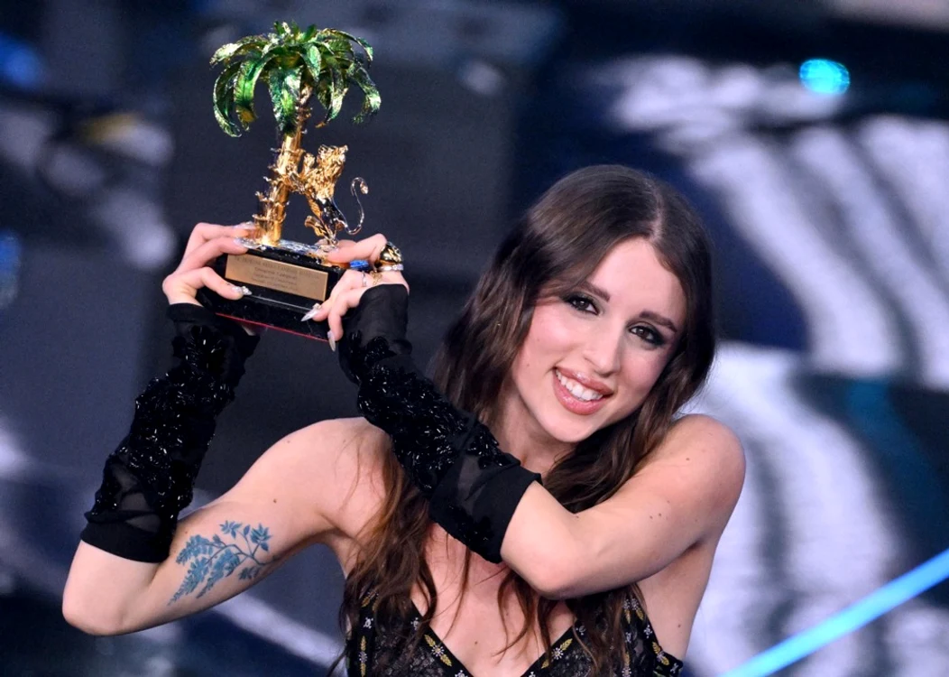 Angelina Mango, câştigătoarea Sanremo 2024, Foto EPA EFE