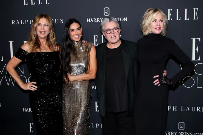 Rita Wilson, Demi Moore, Rosie O'Donnell și Melanie Griffith ELLE Women, Profimedia jpg