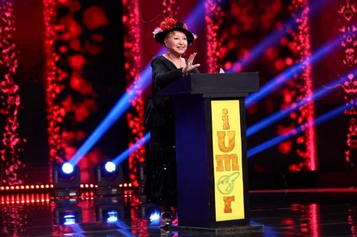 
    Rodica Popescu a stârnit hohote de râs la Iumor, cu un număr de roast Sursă foto: Antena 1   