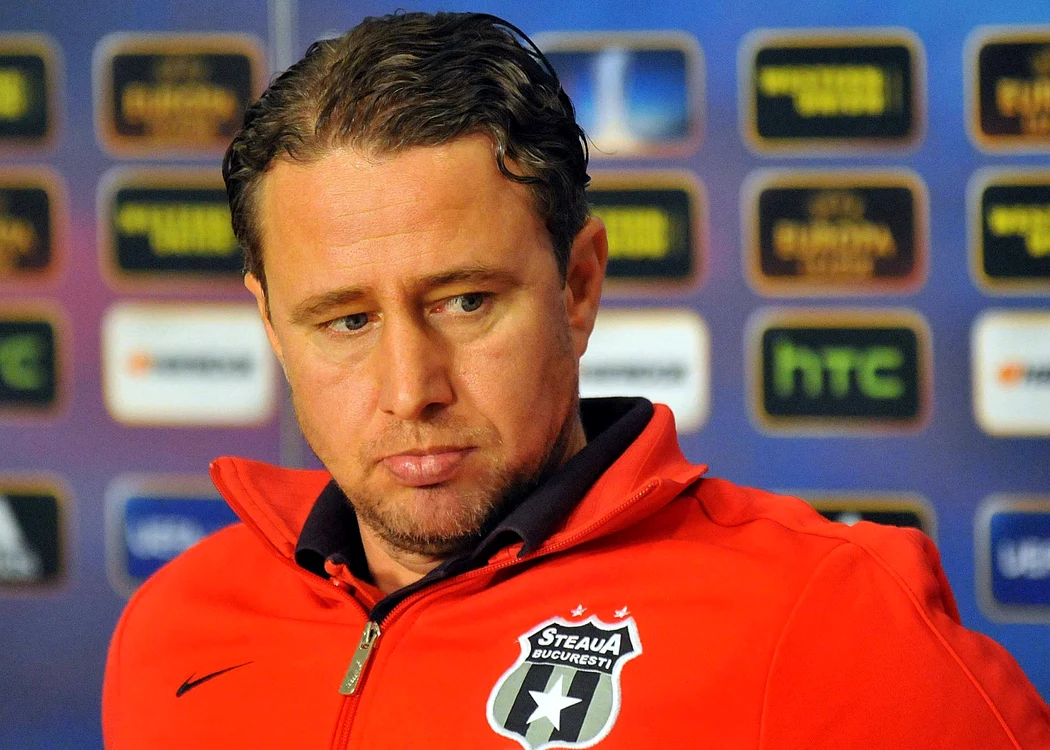 Laurenţiu Reghecampf, tehnicianul echipei Steaua FOTO Cosmin Iftode