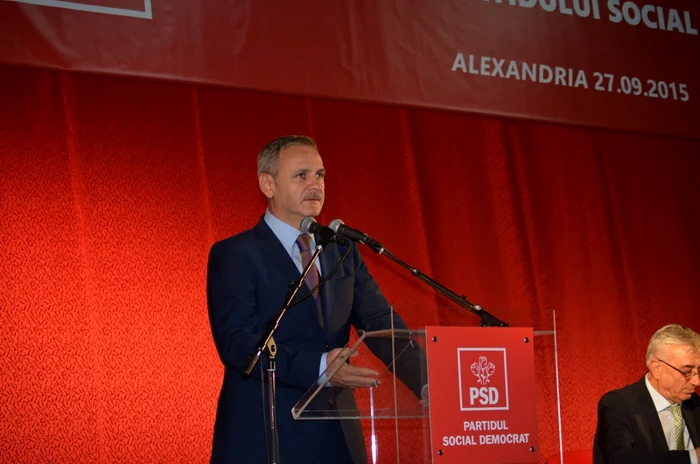 Liviu Dragnea, preşedinte interimar al PSD FOTO Mediafax