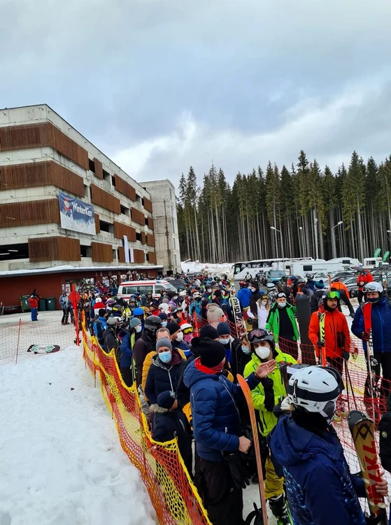 Cozile de la Domeniul schiabil Vidra Transalpina Voineasa din judeţul Vâlcea Foto Adevărul - credit Filip Molnar