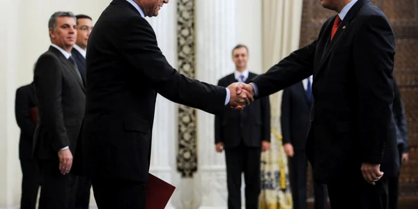 Bogdan Aurescu Traian Basescu FOTO presidency.ro