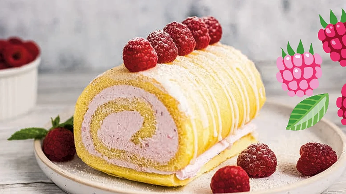 rulada cu crema de branza si zmeura jpg
