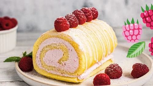 rulada cu crema de branza si zmeura jpg