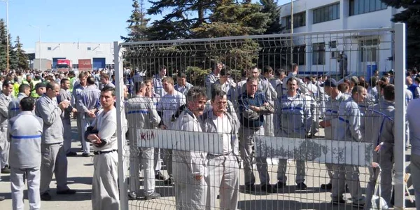 protest dacia mioveni