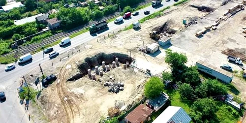 Lucrari pasajul Domnesti FOTO Asociatia Pro Infrastructura