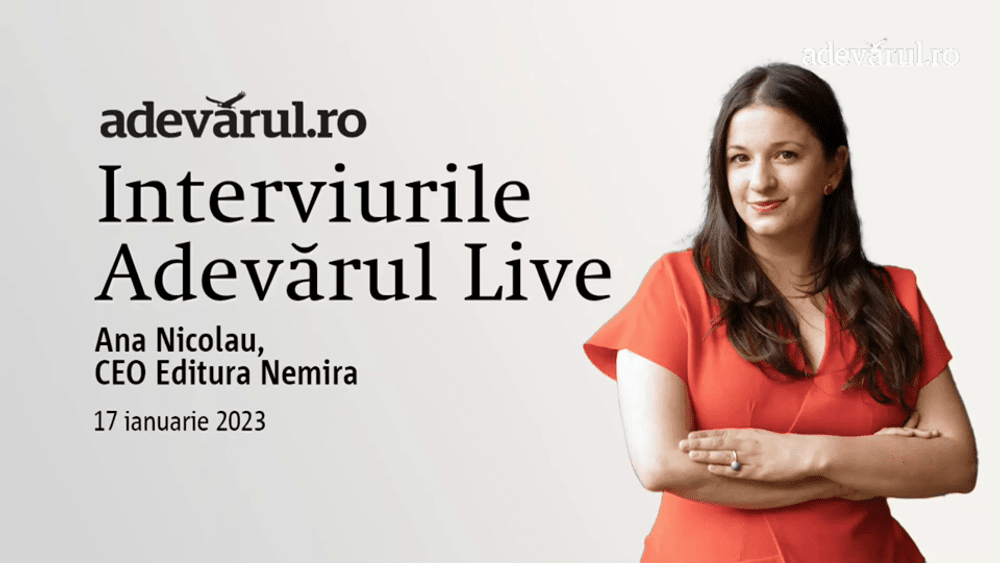 Ana Nicolau, CEO Nemira despre scrisoarea trimisă Prințului Harry și succesul cărții „Rezervă” 