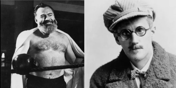 Hemingway şi James Joyce_foto_openculture.com 