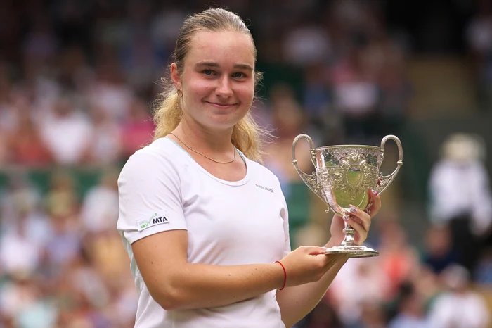 Daria Snigur, fostă campioană la Wimbledon 2019, însă la juniori. FOTO: Arhiva Adevărul