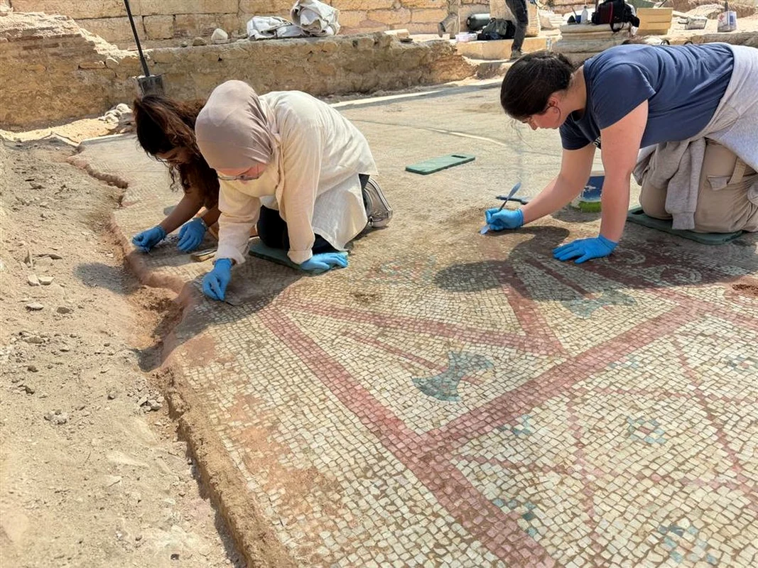 Mozaic roman descoperit la Pompeiopolis 