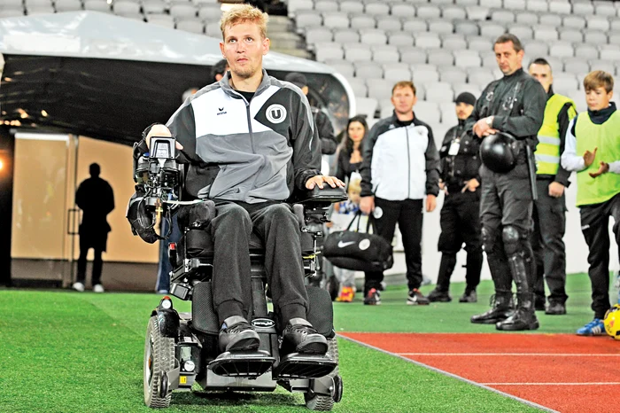 
    Neşu e în staff-ul  clujenilor din  septembrie 2014 FOTO: Mediafax   